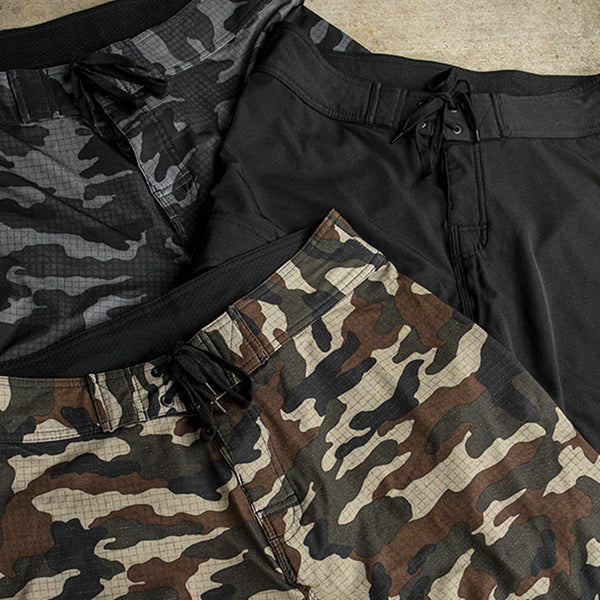 Black Camo Spade Shorts – BC Limited