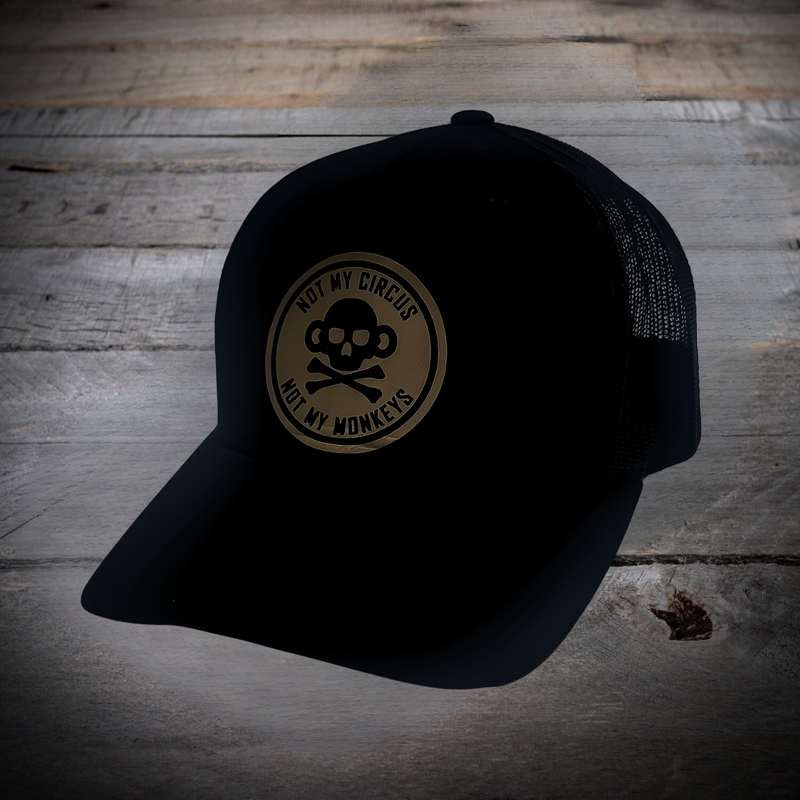 Black Circus Patch Hat (Snapback)