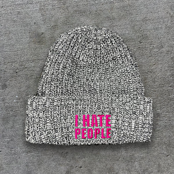 I Hate People Chunky Beanie (Womens)